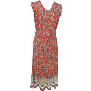 Beautiful Boho Hippie Festival Dress with vivid cheerful colors